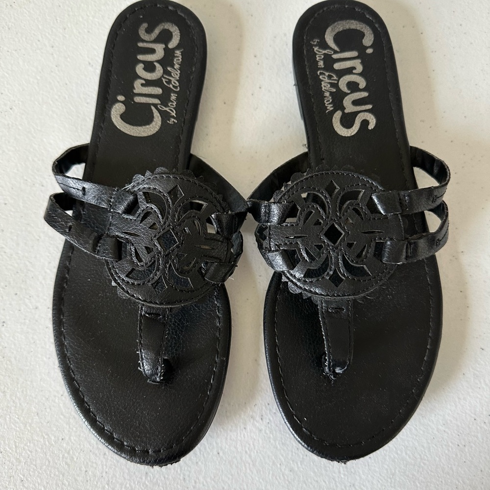 Circus black sandals.